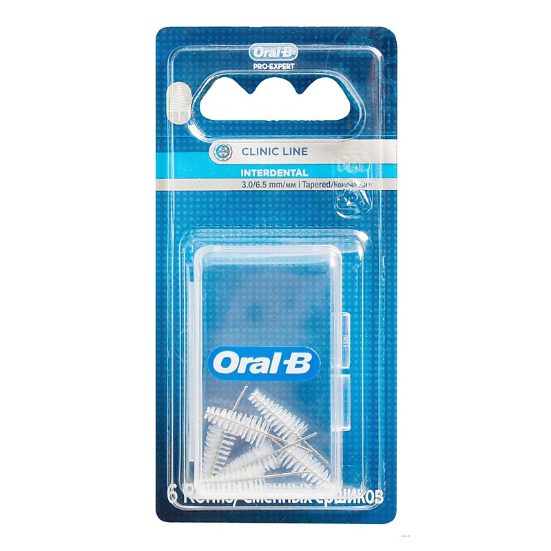 Сменные ершики Oral-B конические 6шт.